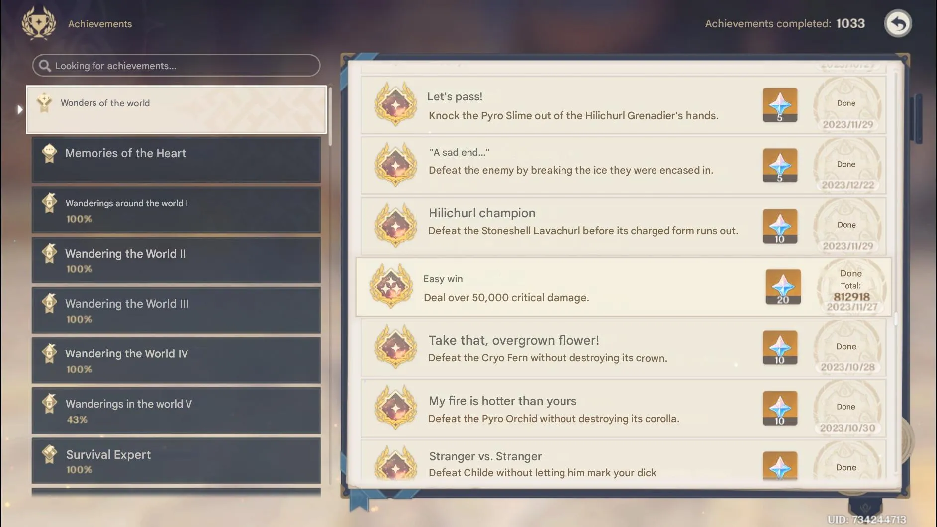 GI1004 High-End C6 Furina DPS Account With 49 Five-Star Units And Premium Weapons 